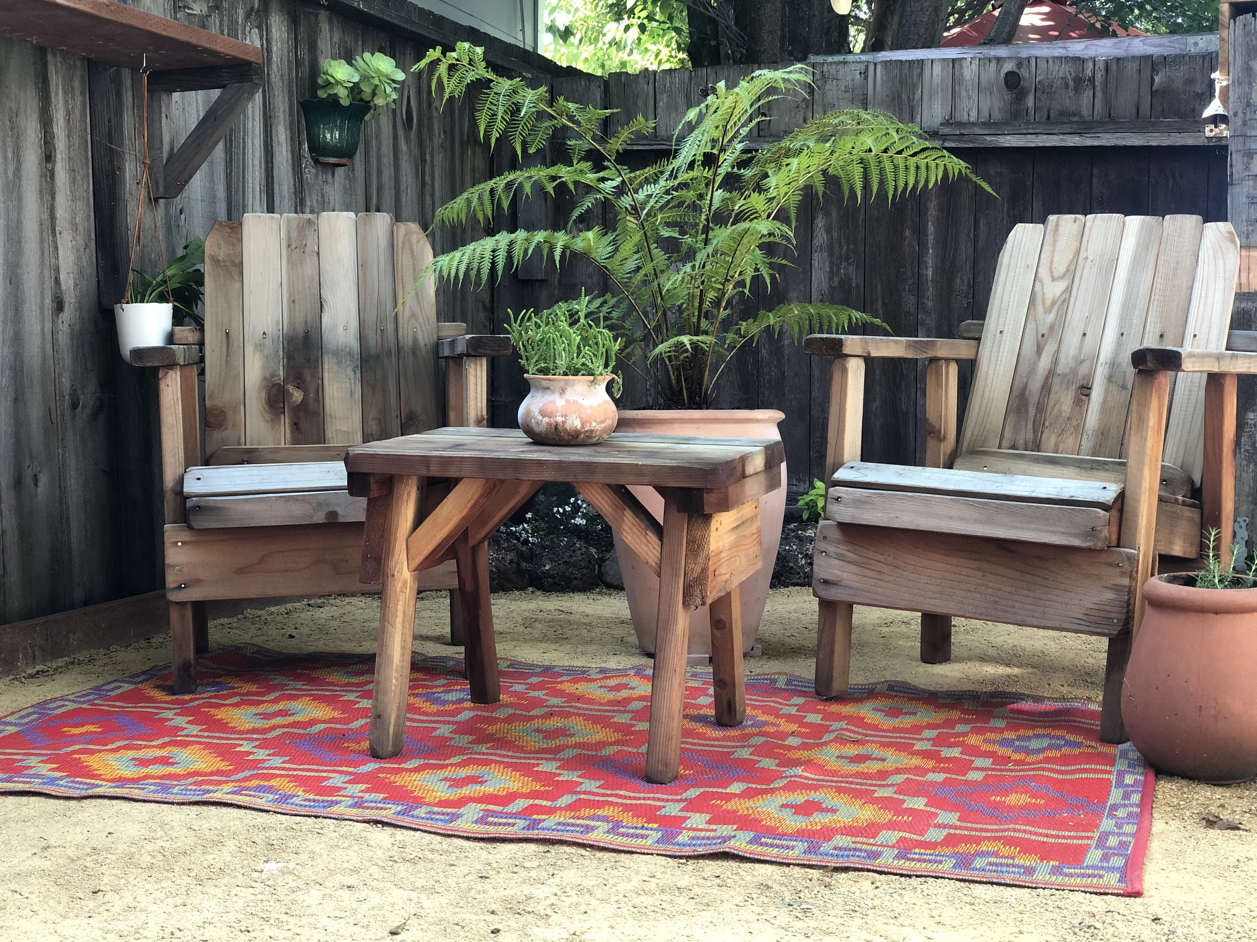 A Quarantine Patio — planting detail