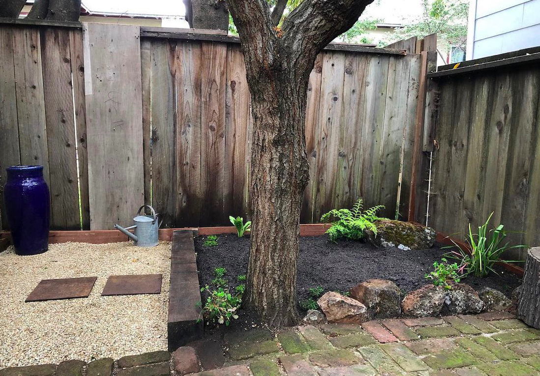 A Quarantine Patio — finished space